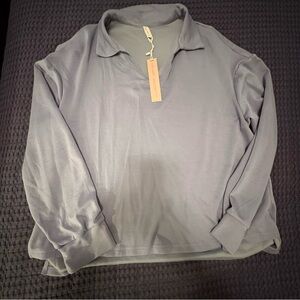 Athleisure Long Sleeve Shirt and Skort Set